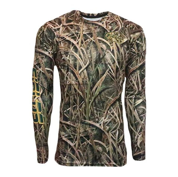 Mossy Oak Camo Green Patch Long Sleeve Shirt