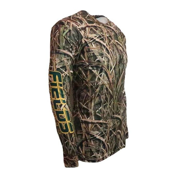 Mossy Oak Camo Green Patch Long Sleeve Shirt