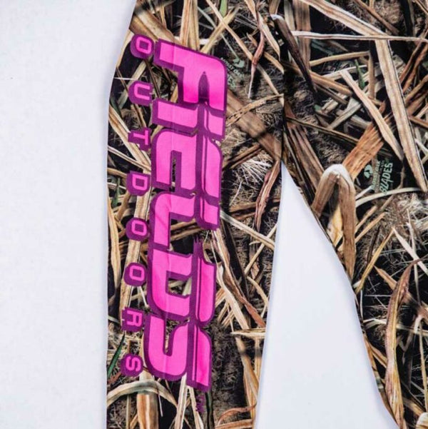 Mossy Oak Womens Camo Pink Patch Long Sleeve Shirt