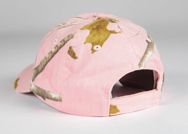 Ladies Camouflage Embroidered Logo Hat