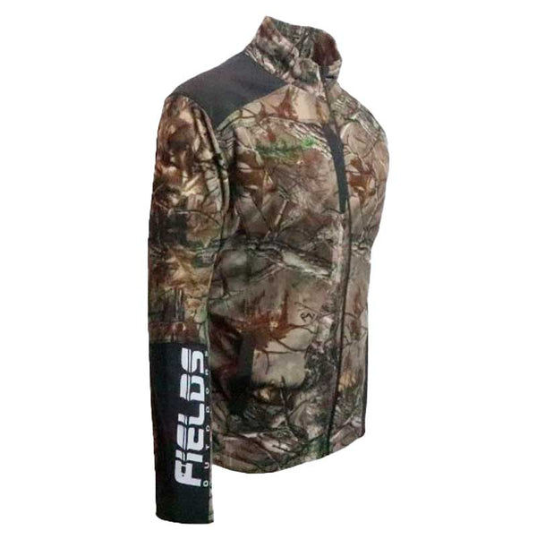 Real Tree Mens Fleece Camouflage Jacket