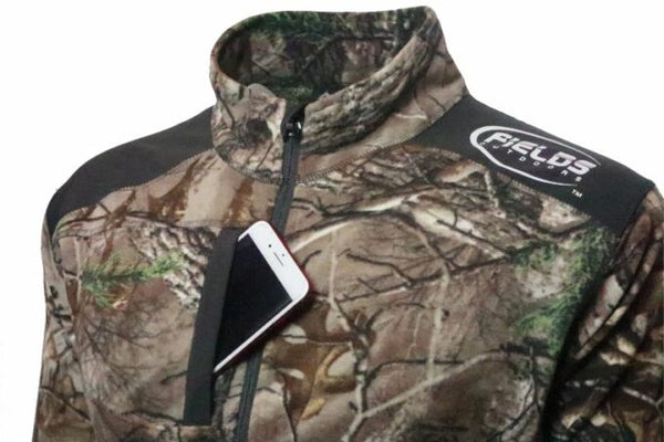 Real Tree Mens Fleece Camouflage Jacket