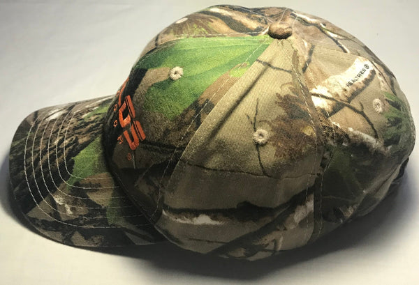 Camo Embroidered Logo Orange Stitch Hat