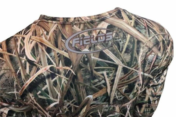 Mossy Oak Camo Brown Patch Long Sleeve Shirt