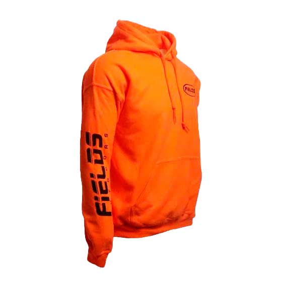 Fields Outdoors Blaze Orange Hooded Sweatshirt