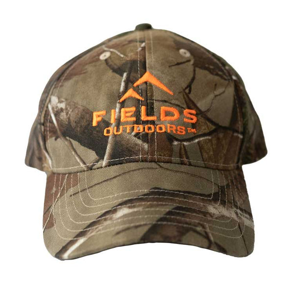 Camo Embroidered Logo Orange Stitch Hat